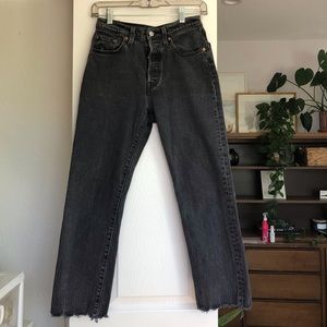 Levi’s 501 Straight Cropped Jeans Size 24